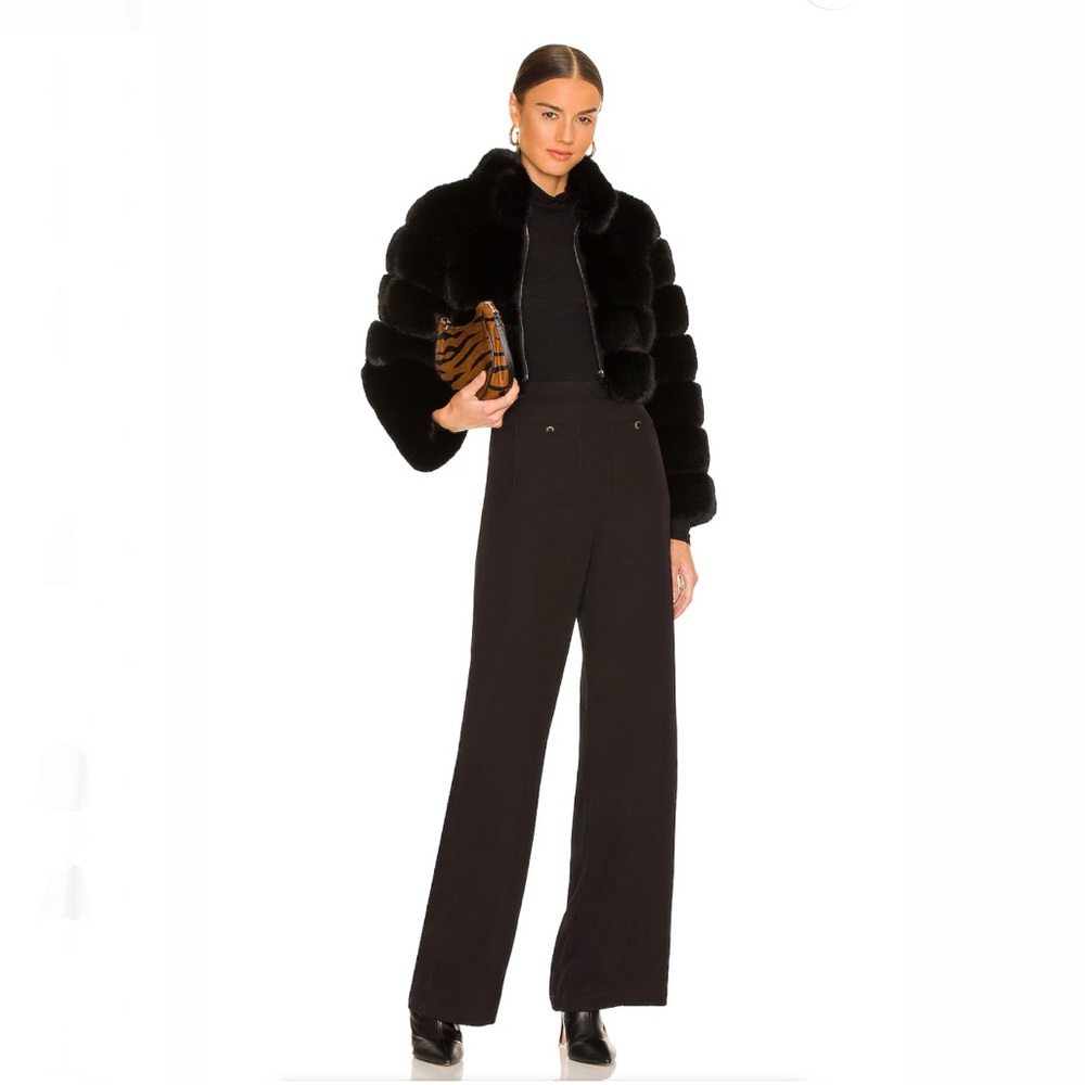 House of Harlow 1960 x REVOLVE Solaro Pant in Soft Black Size M